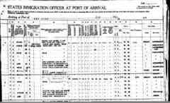 NY Passenger List 1923 Arno Meyer p 2